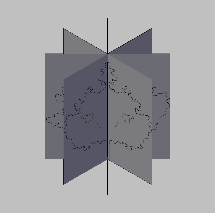 Bloque Autocad Vista de Árbol Pino 38 en 3D